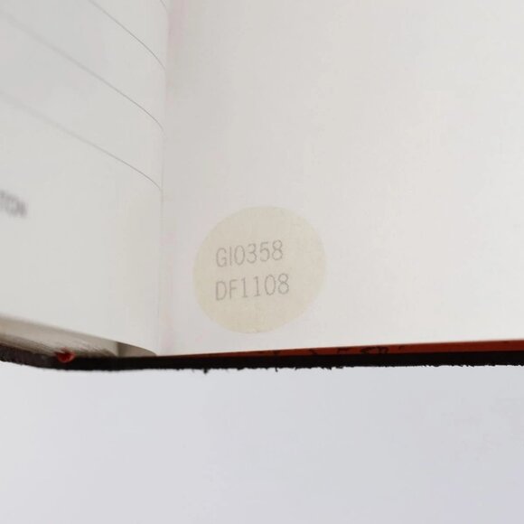 LOUIS VUITTON Catgram Cayenne Clemence Note Cover Orange GI0358 LV Auth 92886 - Picture 10 of 16